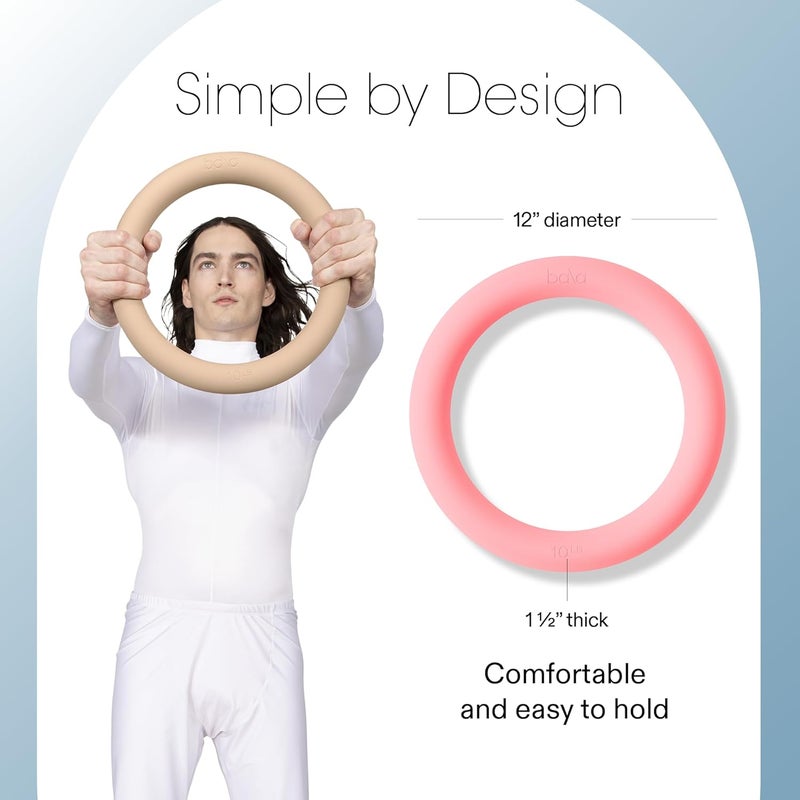 Bala حلقة القوة، 2 في 1 كيتل بيل ودمبل، 10 رطل - معدات تمرين كاملة للجسم في المنزل لتدريب القوة، HIIT، بيلاتس، وتمارين الأيروبكس - معدات للياقة البدنية للتدريب - Image 4